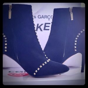 ZARA Suede Studded Booties